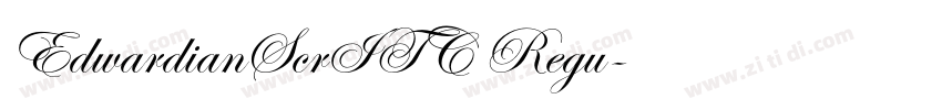EdwardianScrITC Regu字体转换